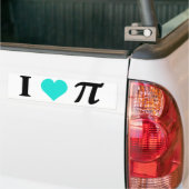 I Love Pi Bumpersticker (Op Truck)