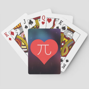 I Love Pi Day Pokerkaarten