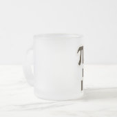 I Love Pi Sticker – Schattigee Wiskunde & Pie Pun Matglas Koffiemok (Voorkant links)