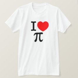 I Love Pi T-shirt