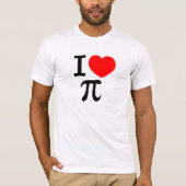 I Love Pi T-shirt (Voorkant)