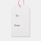 I Love Piano, Jazzy Design Cadeaulabel (Achterkant)