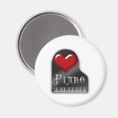 I Love Piano Magneet (Voorkant / Achterkant)
