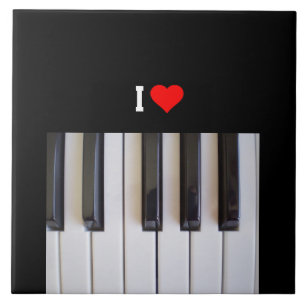 I Love Piano Tegeltje