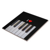 I Love Piano Tegeltje (Zijkant)