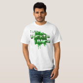 I Love Pickle Juice Splatter T-shirt (Voorkant volledig)