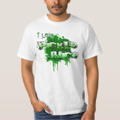 I Love Pickle Juice Splatter T-shirt (Voorkant)