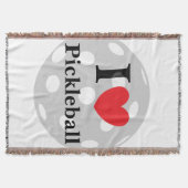 "I Love Pickleball" Deken (Voorkant)