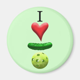 I Love Pickleball - Green - Magneet