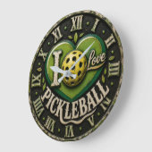 I Love Pickleball Grote Klok (Hoek)