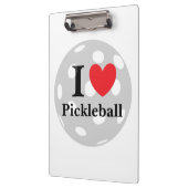 "I Love Pickleball" Klembord (Links)