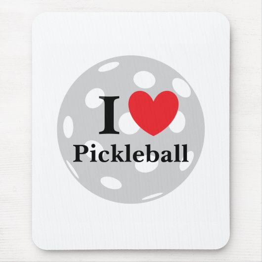 "I Love Pickleball" Muismat (Voorkant)