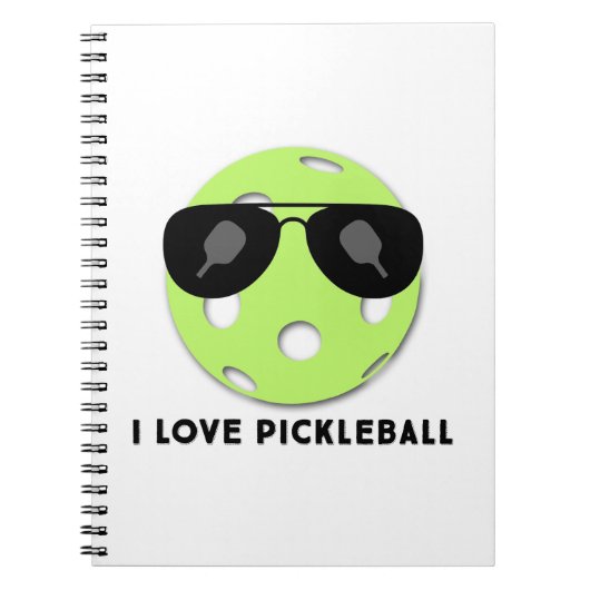"I Love Pickleball" Notitieboek (Voorkant)