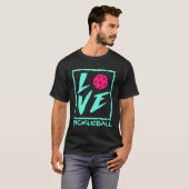 I Love Pickleball  Pickle Ball Player Pickleball T-shirt (Voorkant volledig)