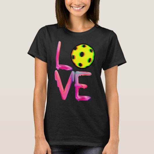 I Love Pickleball Pickle Balls for Player T-shirt (Voorkant)