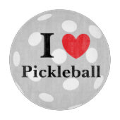 "I Love Pickleball" Snijplank (Voorkant)