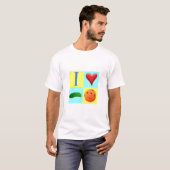 I Love Pickleball T Shirt (Voorkant volledig)