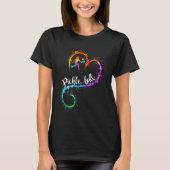 I Love Pickleball Waterverven Pickleball Girl Pla T-shirt (Voorkant)