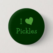 I Love Pickles Button (Voorkant)