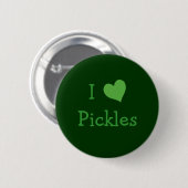 I Love Pickles Button (Voorkant /achterkant)