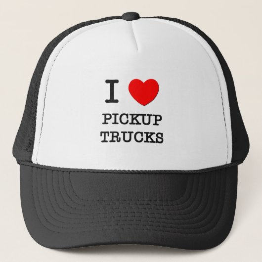 I Love Pickup Trucks Trucker Pet (Voorkant)