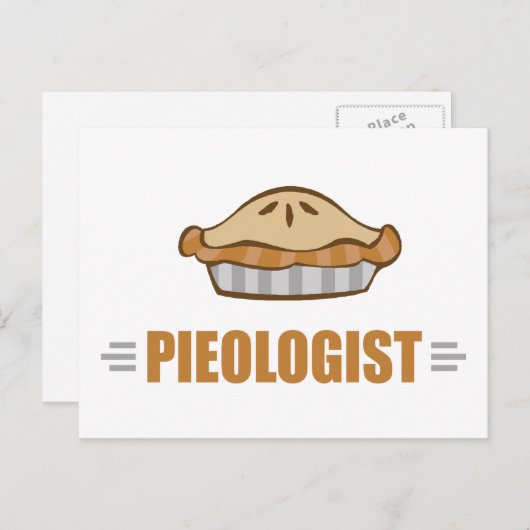 I Love Pie Briefkaart (Voorkant / Achterkant)