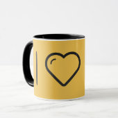 I Love Pie Charts Mok (Voorkant links)