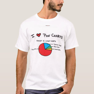 I Love Pie Charts T-shirt