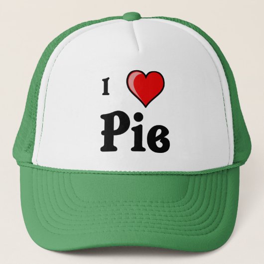 I Love Pie Trucker Pet (Voorkant)