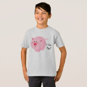 I Love Pigs Kinder T-Shirt (Voorkant volledig)