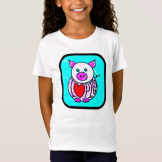 I Love Pigs kinder T-shirt