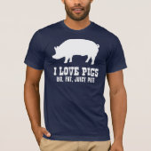 I Love Pigs T-shirt (Voorkant)