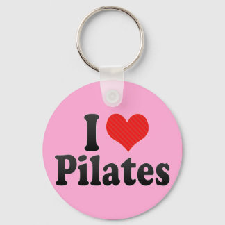 I Love Pilates Sleutelhanger