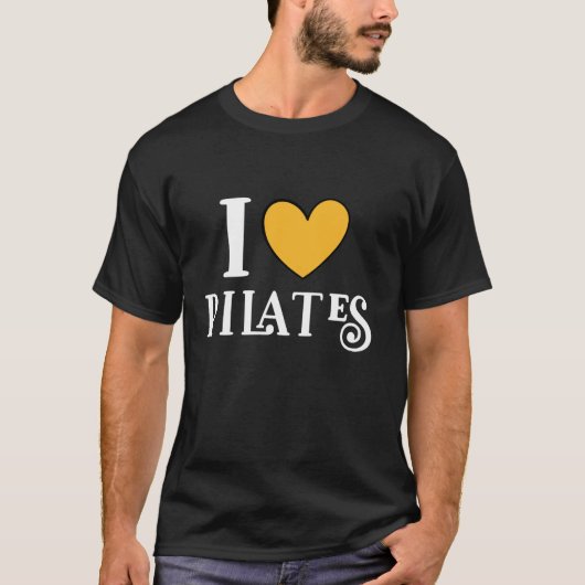 I Love Pilates T-shirt (Voorkant)