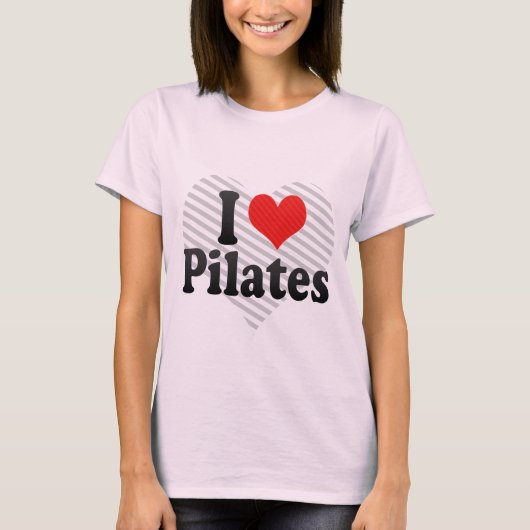 I Love Pilates T-shirt (Voorkant)