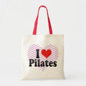 I Love Pilates Tote Bag (Voorkant)