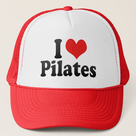 I Love Pilates Trucker Pet (Voorkant)