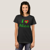 I Love Pilates - Vrouwen Pilates Top (Voorkant volledig)