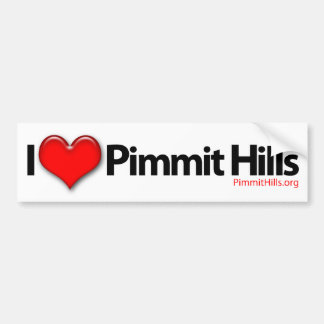 I Love Pimmit Hills Bumpersticker