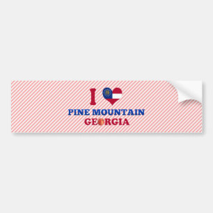 I Love Pine Mountain, Georgia Bumpersticker