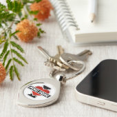 I Love Ping Pong Sleutelhanger (Zijkant)