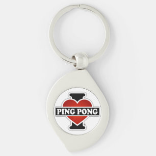 I Love Ping Pong Sleutelhanger
