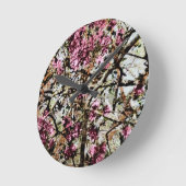 I Love Pink Camo Ronde Klok (Hoek)