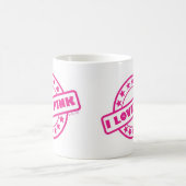 I Love Pink Koffiemok (Center)