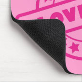 I Love Pink Muismat (Hoek)