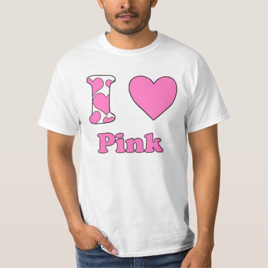 I love Pink T-shirt (Voorkant)