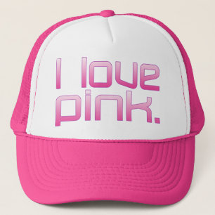 I Love Pink Vriendin Birthday Valentijnsdag Trucker Pet