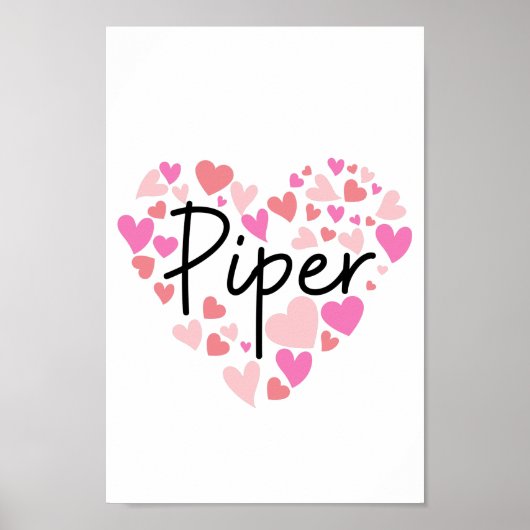 I love Piper Poster (Voorkant)