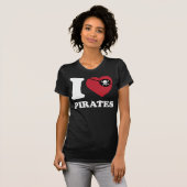 I Love Pirates-Classic Ihart with eye patch Shirt (Voorkant volledig)