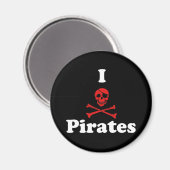 I Love Pirates Magneet (Voorkant / Achterkant)